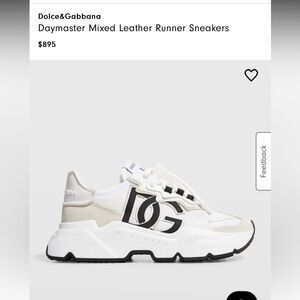 Dolce&Gabbana Daymaster Mixed Leather Runner Sneakers